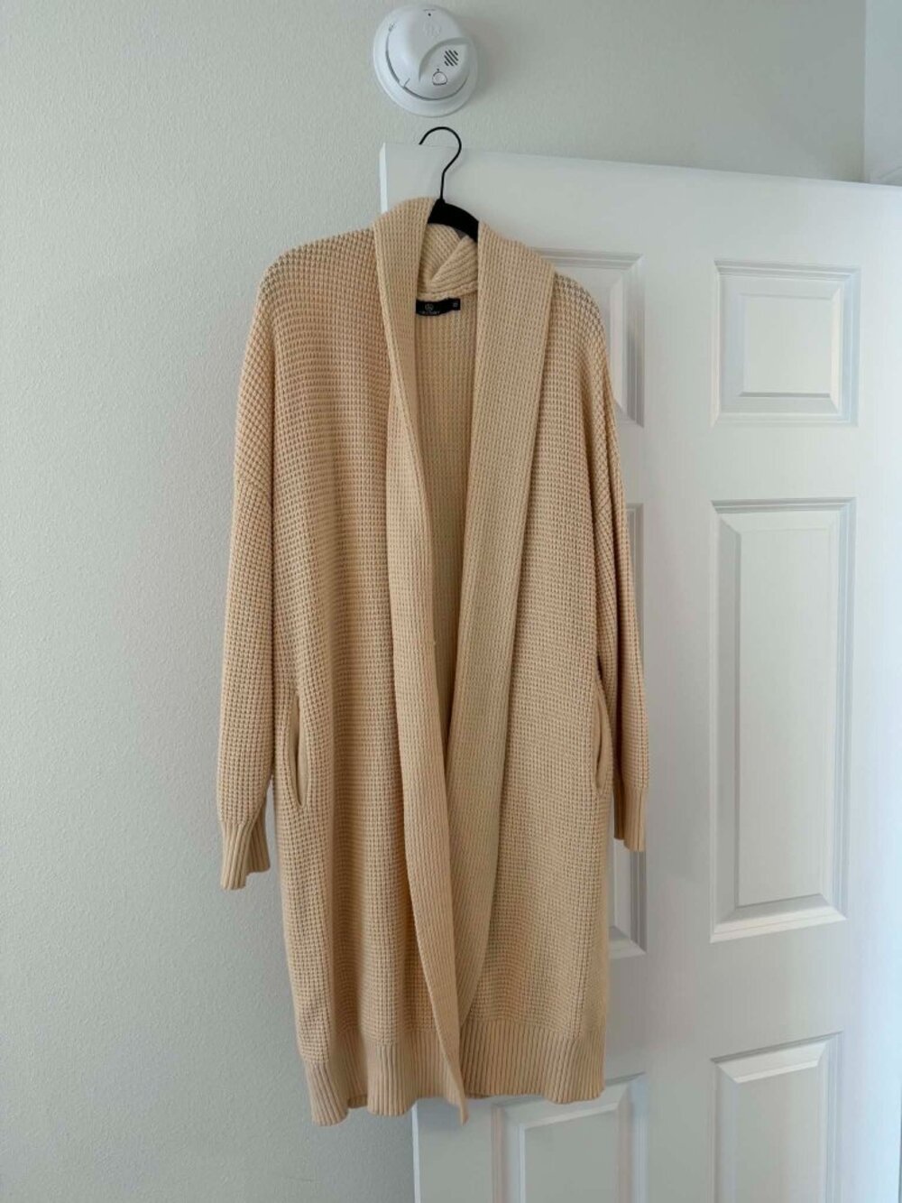 Lillusory Long Cream Knit Cardigan XL